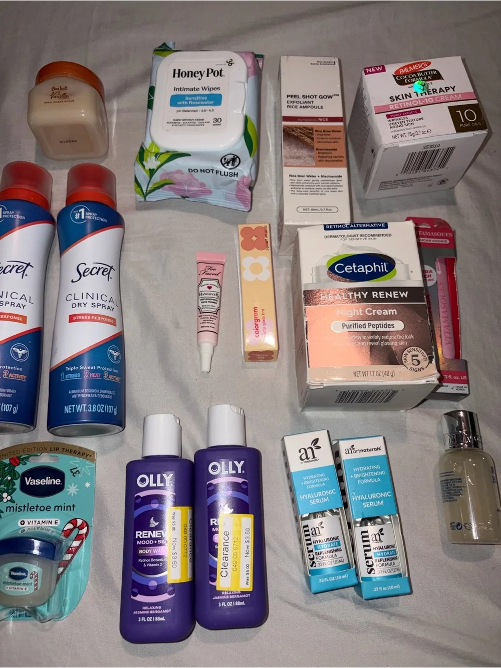Beauty bundle Assorted Personal Care Bundle - Pink, White, Purple, Blue